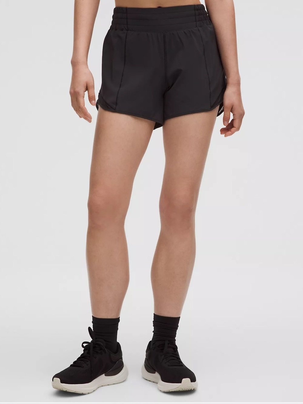 Lululemon Track That 5" Shorts Black Size 6